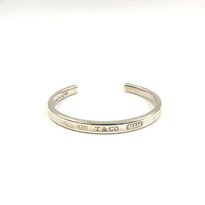 Tiffany & Co 1837 Narrow Cuff Ag925 Silver Bangle