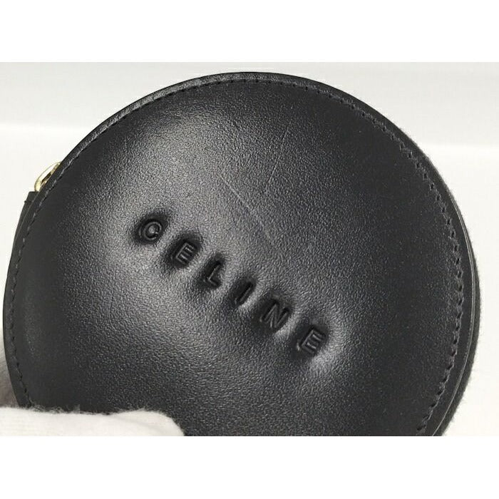 Celine Coin Case Calf Leather Black — view 6