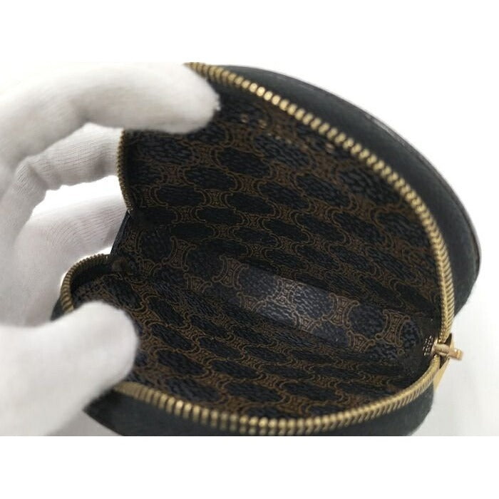 Celine Coin Case Calf Leather Black — view 9