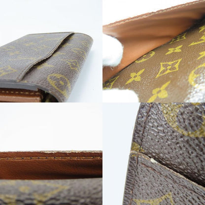 Louis Vuitton Long Wallet Portefeuille Sarah M60531 Monogram Brown Gold