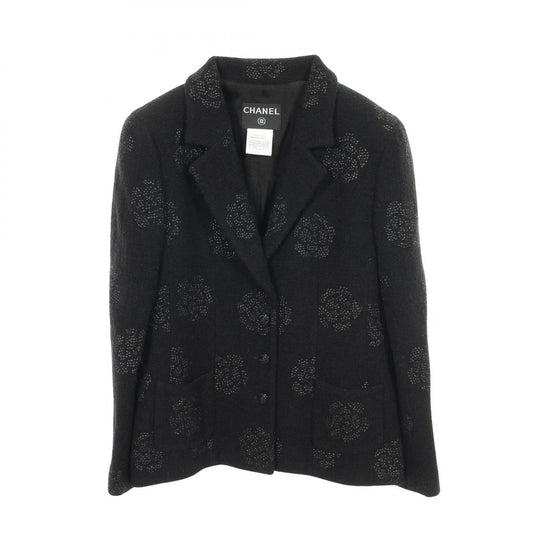 Chanel Tailored Jacket Camellia Wool