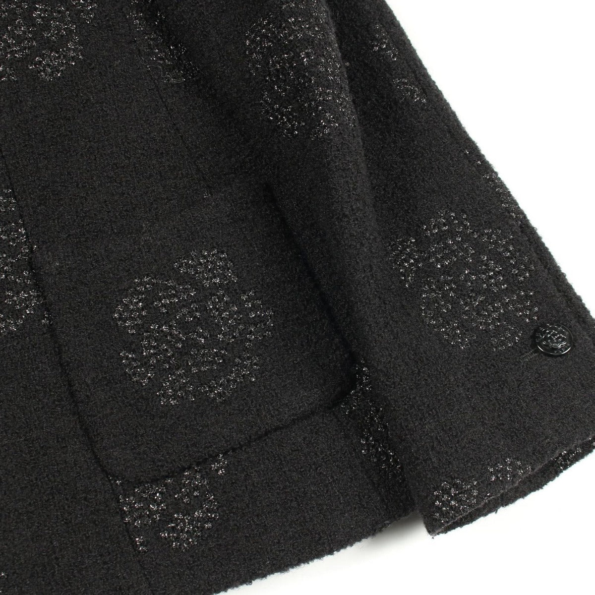 Chanel Tailored Jacket Camellia Wool — view 6