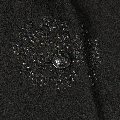 Chanel Tailored Jacket Camellia Wool — view 7