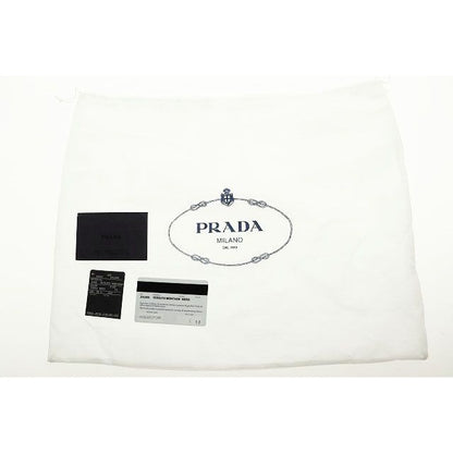 Prada Body Bag Black 2 Vl005 Waist Nylon Triangle Plate — view 9