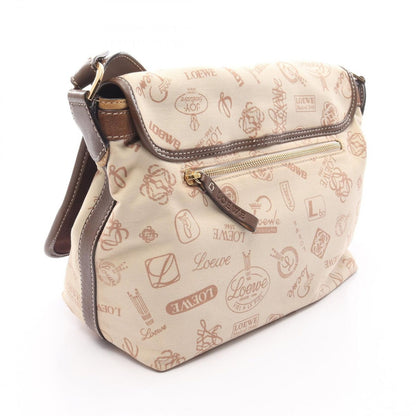 Loewe Shoulder Bag 160 Aniversario Beige Brown Canvas Suede Anniversary — view 8