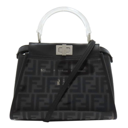 Fendi Peekaboo Mini 2-way Handbag Vinyl Calf Women