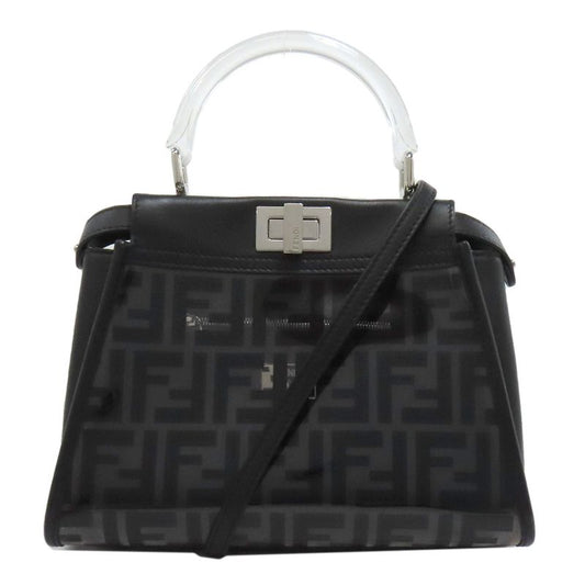 Fendi Peekaboo Mini 2-way Handbag Vinyl Calf Women