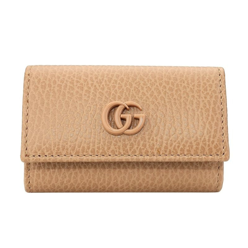 Gucci Key Case GG Marmont Rose Beige