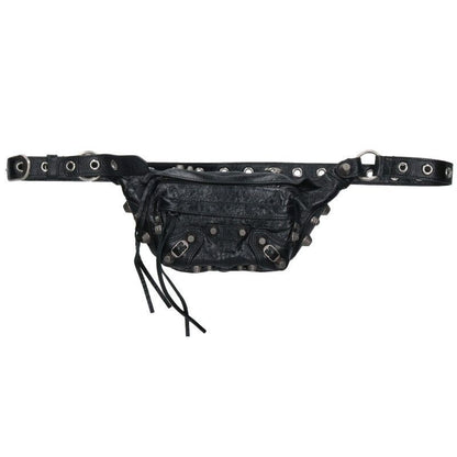 Balenciaga 742013 Le Cagole Le Cagole Studded Leather Shoulder Bag Men's