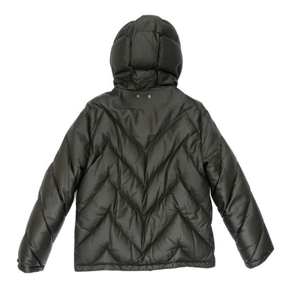 Louis Vuitton Down Jacket 50 Khaki Sheep Leather Double Zipper Outerwear