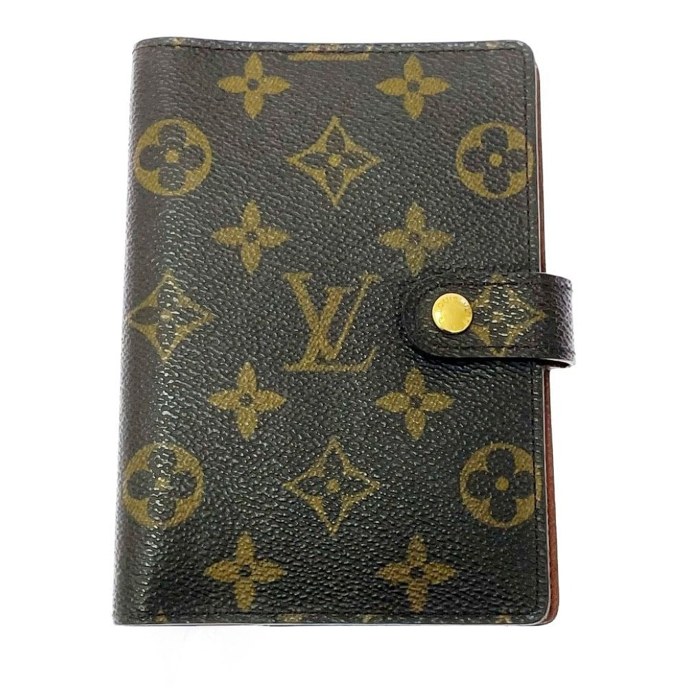 Louis Vuitton Monogram Agenda PM Notebook Cover Brown
