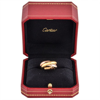 Cartier Trinity LM Ring #53 18K Yellow Gold 139g 18K Pink Gold 18K White Gold