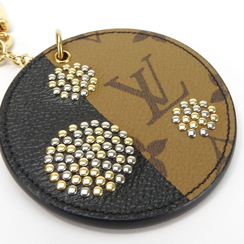 Louis Vuitton Key Ring Porte Cles Night Light Mp1842 Monogram Reverse Leather