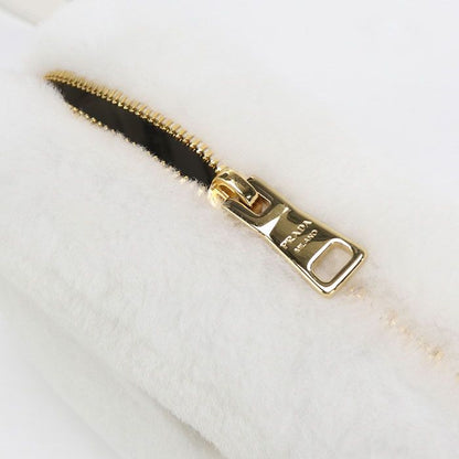 Prada 1bh192 2EC9 F0009 Crossbody Shoulder Bag Faux Fur Leather Women