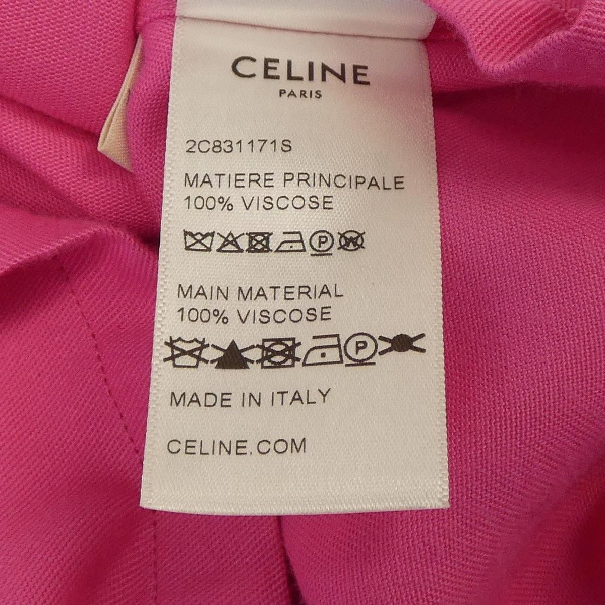 Celine S/S Shirt Pink 38 — view 3