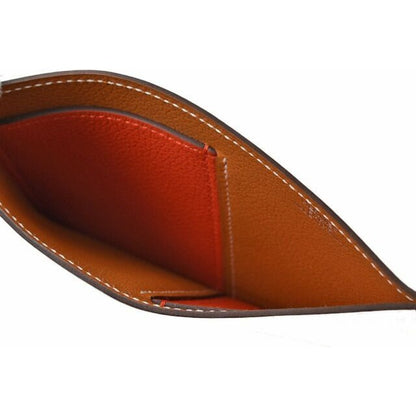 Hermes Card Case Business Holder Necto Leather Bicolor — view 4