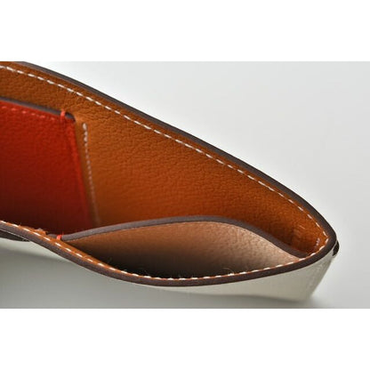 Hermes Card Case Business Holder Necto Leather Bicolor — view 6