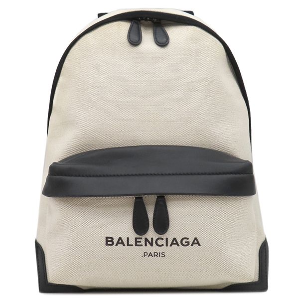 Balenciaga Backpack Daypack Backpack Canvas Leather White X Black Silver