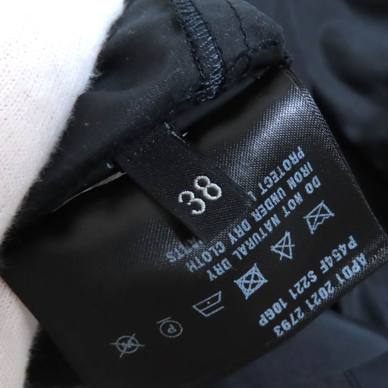 Prada 2021 P454f 100% Silk Triangle Logo Triangle Plate With Drawcord Short