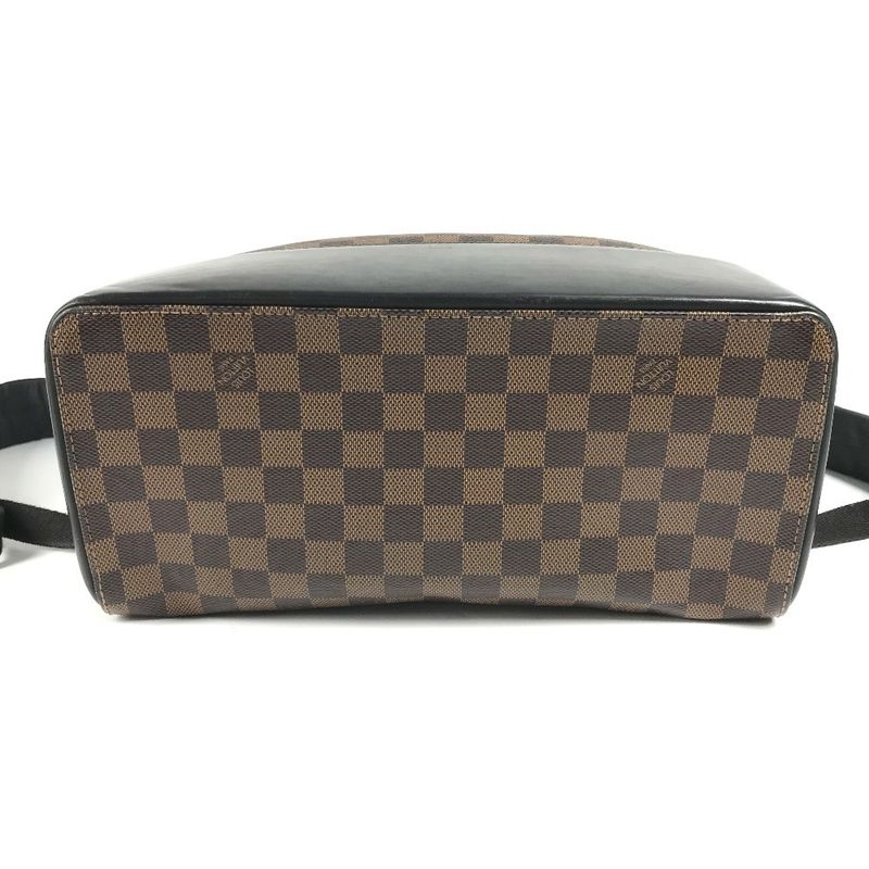 Louis Vuitton Backpack Sac Jake N41558 Damier Canvas Black Brown