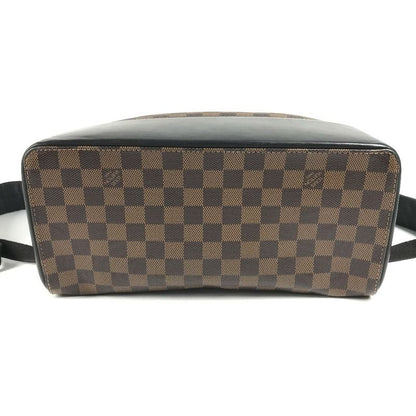 Louis Vuitton Backpack Sac Jake N41558 Damier Canvas Black Brown