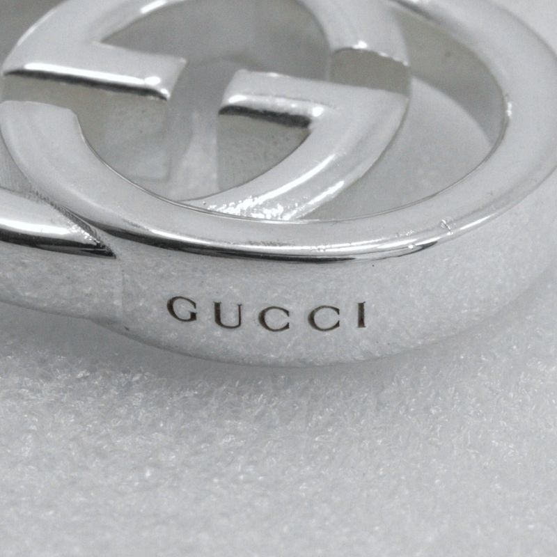 Gucci Interlocking G Silver 925 Unisex 12.1g Bracelet