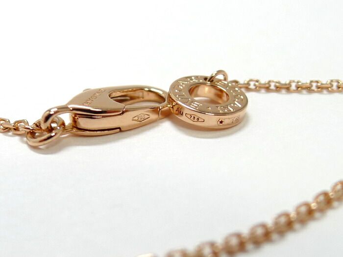 Bvlgari DIVA Dream Necklace 750pg 18K Pink Gold Pink Gold Diamond Carnelian