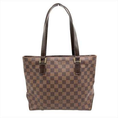 Louis Vuitton Cabas Piano Tote Bag Damier Ebène N51187 Brown Gold Hardware