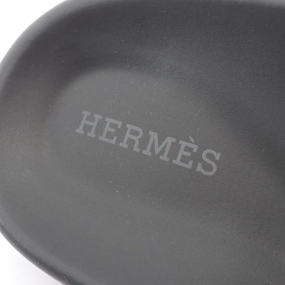 Hermes Sandals Chypre Silver Leather — view 5