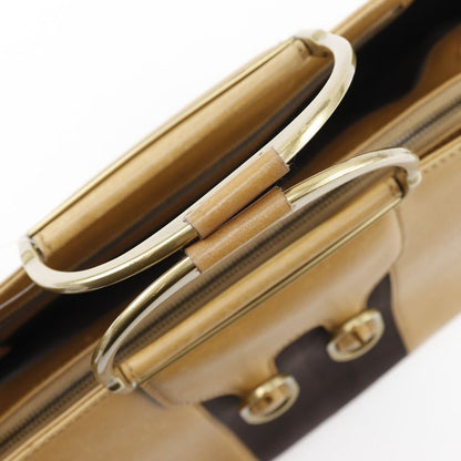 Gucci Old Gucci Vintage Calf Brown Women's Handbag