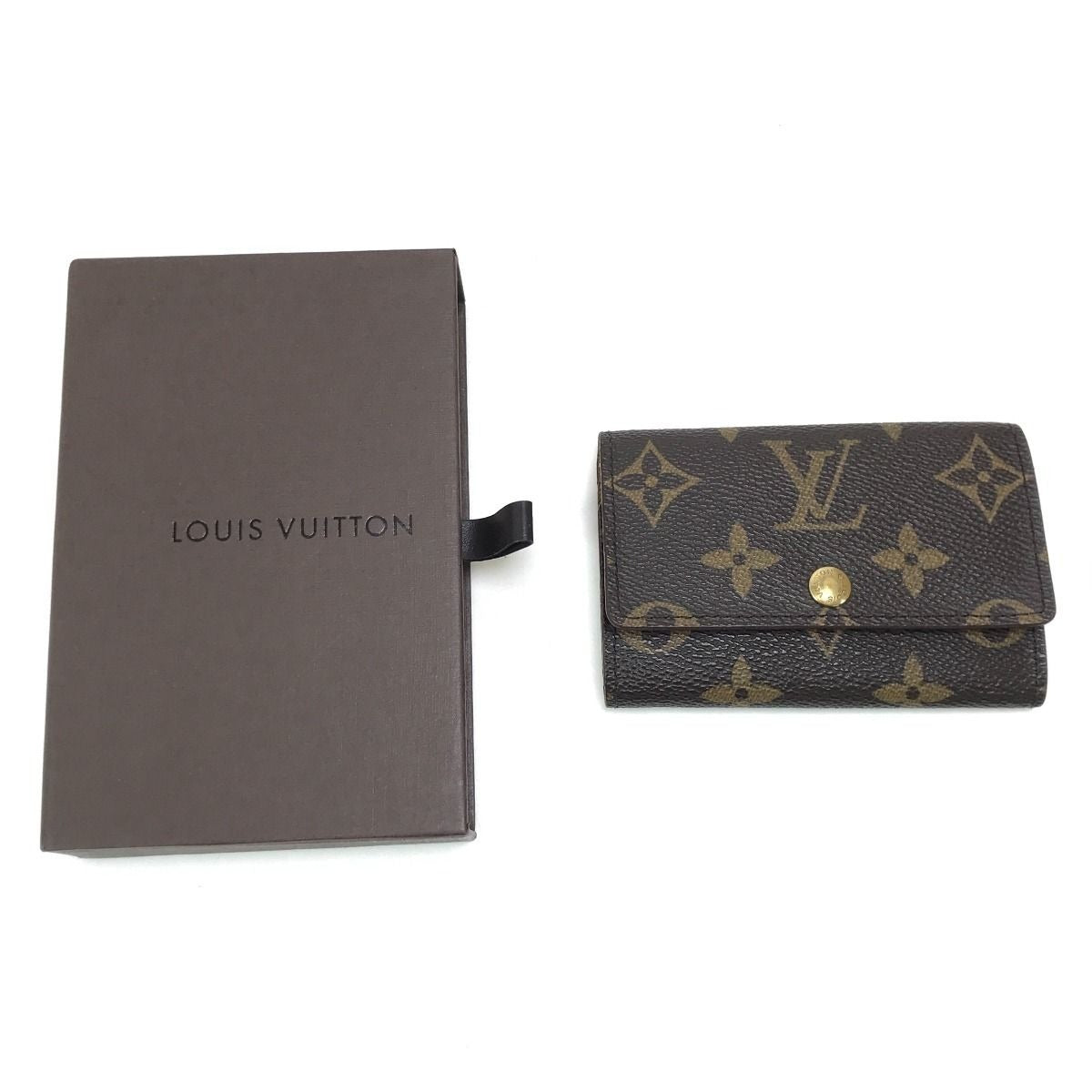 Louis Vuitton Key Case Monogram Multicles 6 Brown