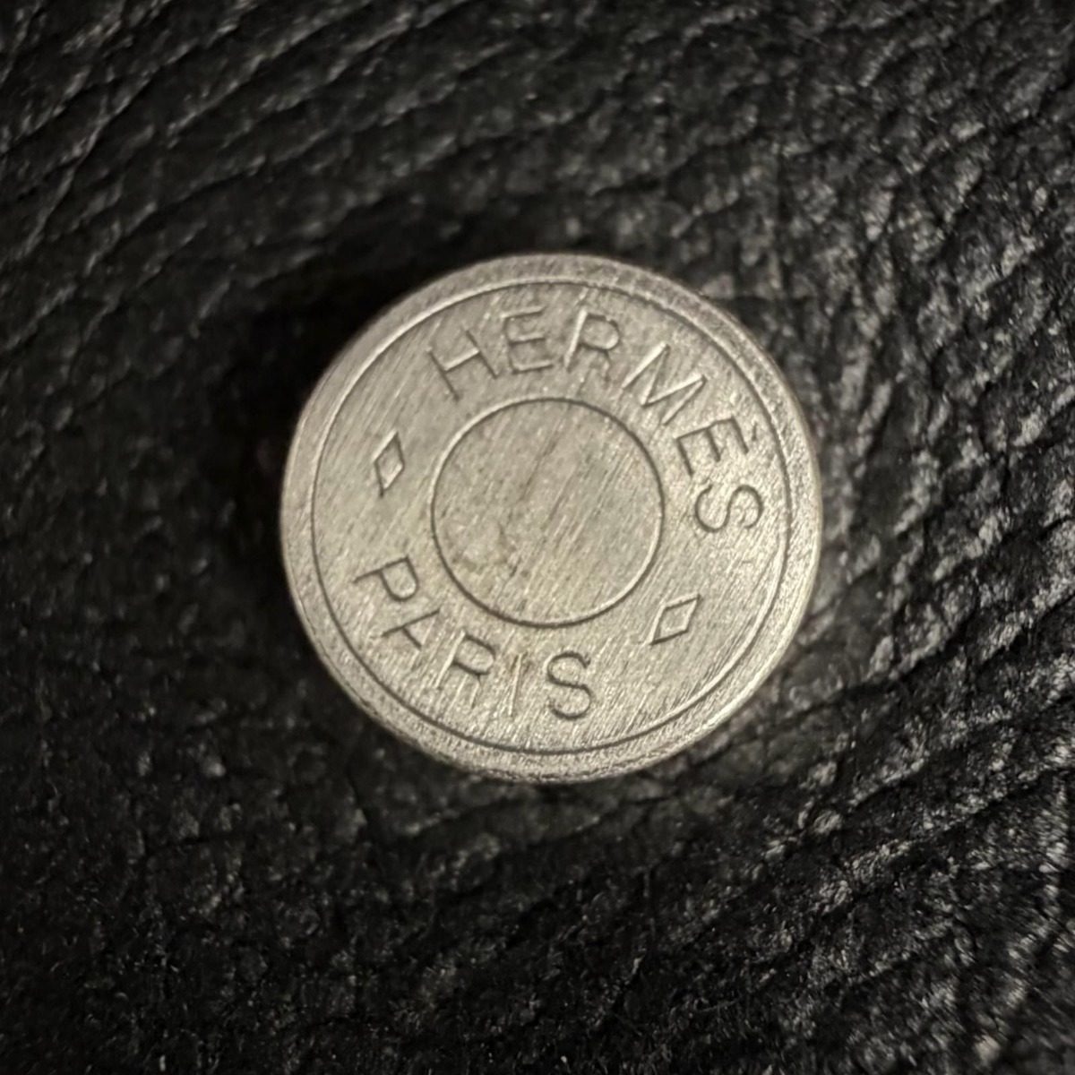 Hermes Series Button Double Zip Up Shearling Jacket Black 50 — view 8