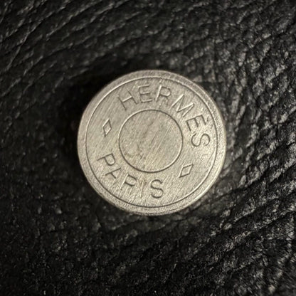 Hermes Series Button Double Zip Up Shearling Jacket Black 50 — view 8