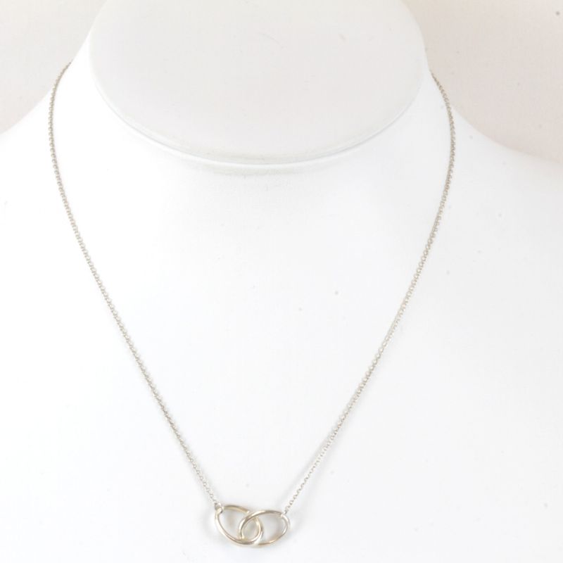 925 Silver Tiffany & Co Tiffany & Co Double Loop 28g Necklace