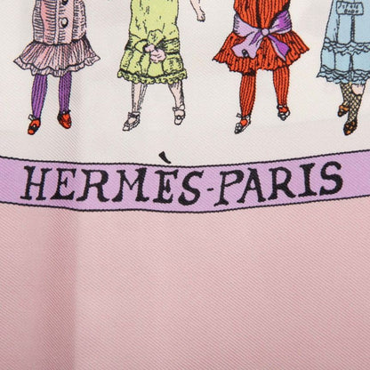 Hermes Hello Dolly Hello Dolly Doll Purple Pink Multicolor Silk Women Hermes