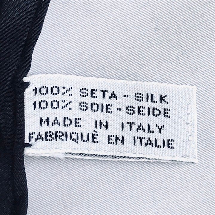 Chanel Mademoiselle Large Scarf Black Silk