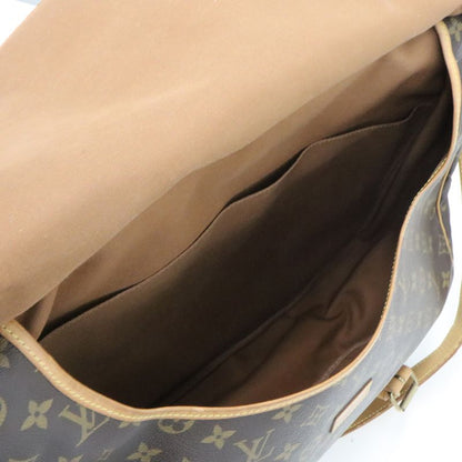 Louis Vuitton Monogram Saumur 43 M42252 PVC Leather Shoulder Bag