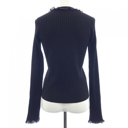 Hermes Knit Top Black 36 Translucency — view 2