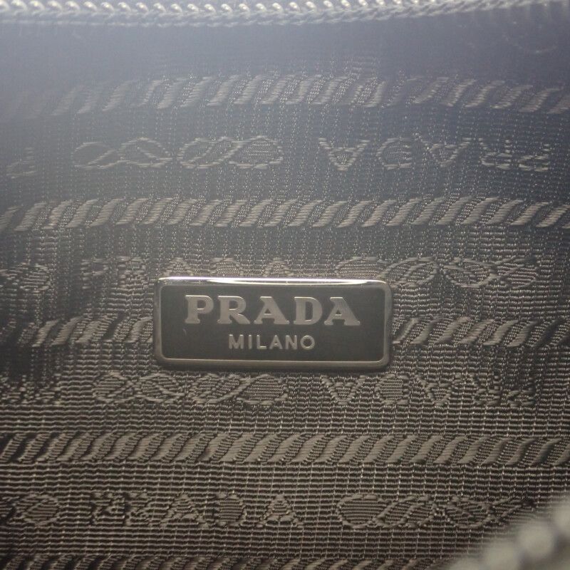 Prada Re-edition 2000 Mini Bag 1ne515 Shoulder Bag Nylon Leather Black NERO