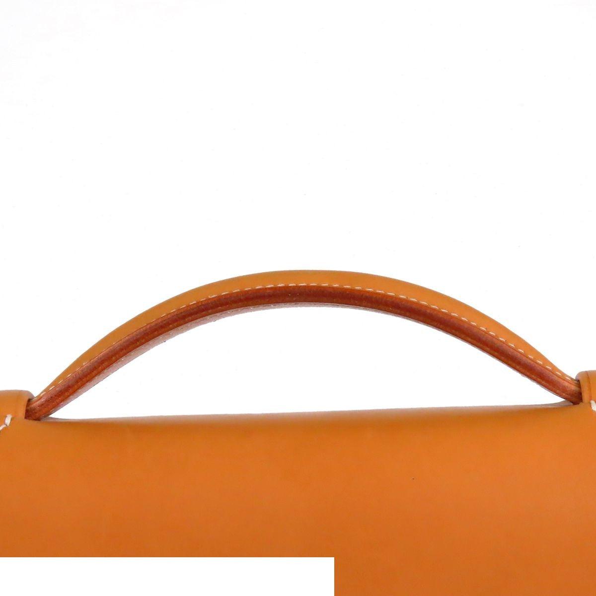 Hermes Sac a Depeches 27 Natural Silver Chamonix Business Bag — view 4