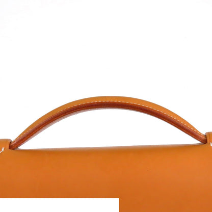 Hermes Sac a Depeches 27 Natural Silver Chamonix Business Bag — view 4