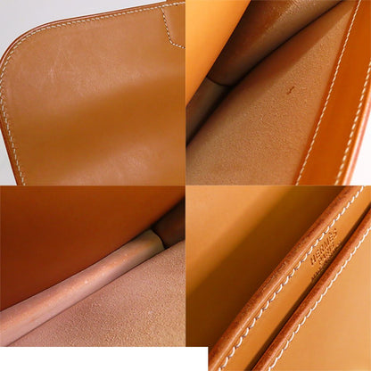 Hermes Sac a Depeches 27 Natural Silver Chamonix Business Bag — view 7