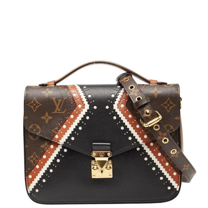 Louis Vuitton Monogram Reverse Pochette Metis MM Handbag Shoulder Bag 2WAY