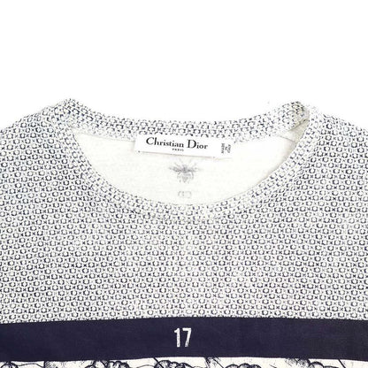 Christian Dior Fantaisie Tarot Letoile Cotton Linen Print T-Shirt 013t03wj437