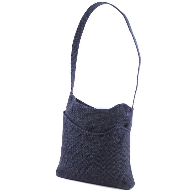 Hermes Sac Depinsage Canvas Blue Unisex Shoulder Bag