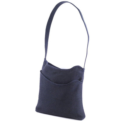 Hermes Sac Depinsage Canvas Blue Unisex Shoulder Bag