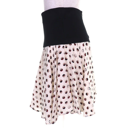 Louis Vuitton Silk Blend Monogram Flower Dot Pattern Back Zip Mini Dress — view 2