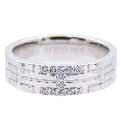Hermes Kilim Ring White Gold 18k Diamond — view 2