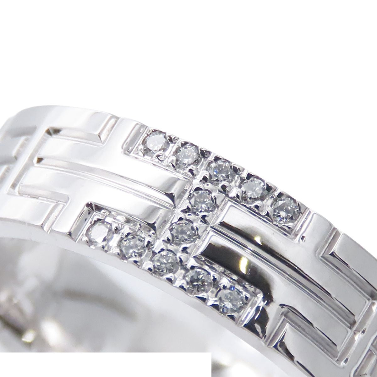 Hermes Kilim Ring White Gold 18k Diamond — view 5