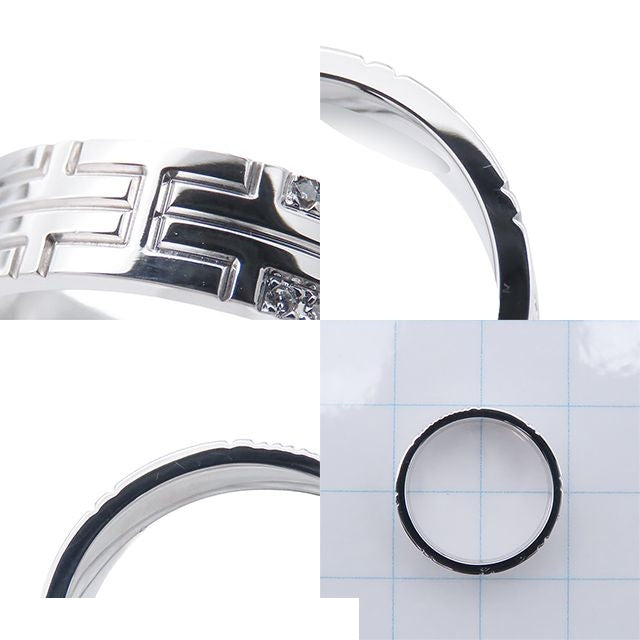 Hermes Kilim Ring White Gold 18k Diamond — view 8